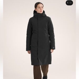 Arc’teryx PATERA Gore Tex PARKA WOMEN'S long black jacket coat, size XL